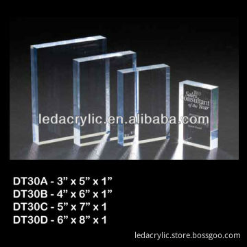 Clear Acrylic Block